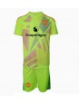 Billige Manchester United Keeper Bortedraktsett Barn 2024-25 Kortermet (+ Korte bukser)
